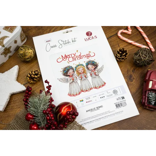Kreuzstich-Set. "Angelic Song" 22 x 22 cm SB1437