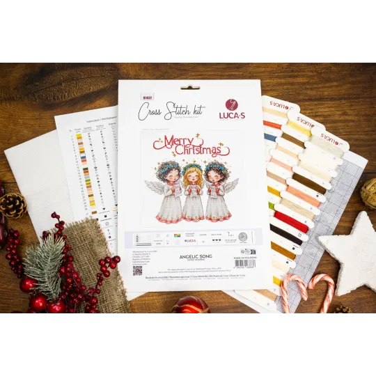 Набор для вышивания крестом. "Angelic Song" 22 x 22 cm SB1437