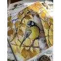 Cross stitch kit "Titmouse" 19,5 х 19,5 cm SANS-76
