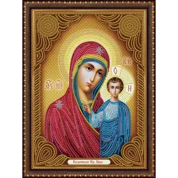 Ikone der Kazan-Gottesmutter 22x28 cm AZ-5029