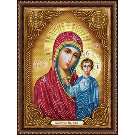 Ikone der Kazan-Gottesmutter 22x28 cm AZ-5029