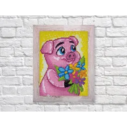 (D) Romantic Piggy  15*20 cm WD2294