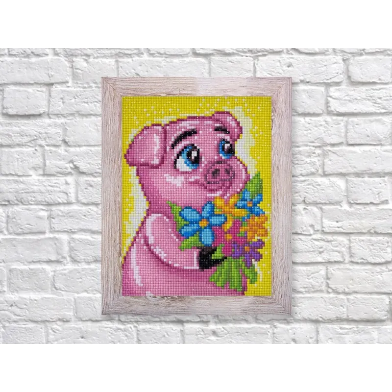 (D) Romantic Piggy  15*20 cm WD2294