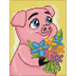 (D) Romantic Piggy  15*20 cm WD2294