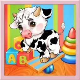 (SALE) Bull Pyatnyshko 25x25 cm AZ-1888