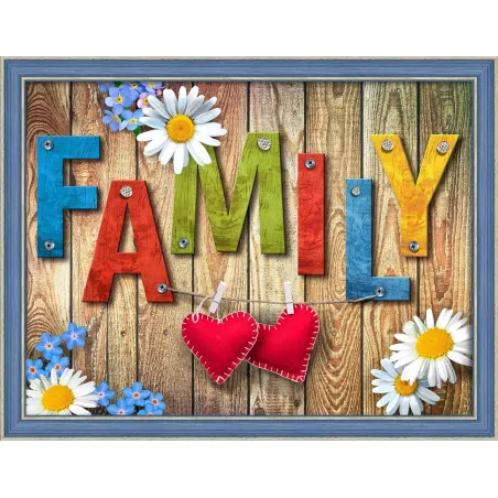 (Sale) Familie 40x30 cm AZ-1798