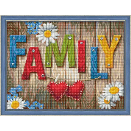 (Sale) Familie 40x30 cm AZ-1798