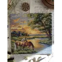 Cross stitch kit "Native lands" 19 х 19 cm SANR-58