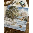 Cross stitch kit "Frost and sun" 19 х 19 cm SANM-42