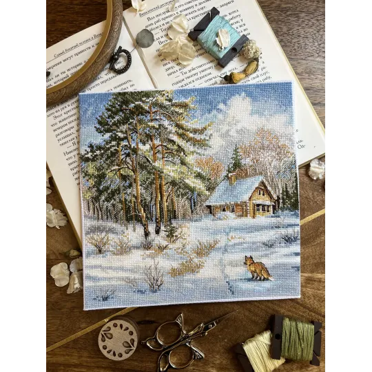 Cross stitch kit "Frost and sun" 19 х 19 cm SANM-42