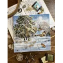 Kreuzstich-Set "Frost und Sonne" 19 х 19 cm SANM-42
