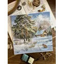 Kreuzstich-Set "Frost und Sonne" 19 х 19 cm SANM-42