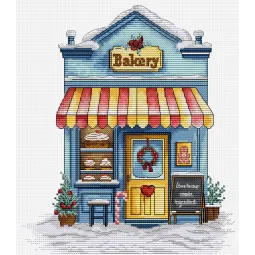 Cross Stitch Kit "Bakery" 17x20 cm SB1430