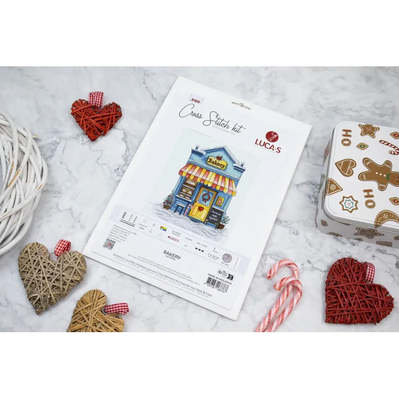 Cross Stitch Kit "Bakery" 17x20 cm SB1430