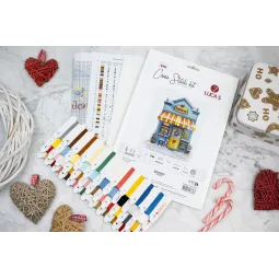 Kryželių siuvinėjimo rinkinys "Kepykla" 17x20 cm SB1430