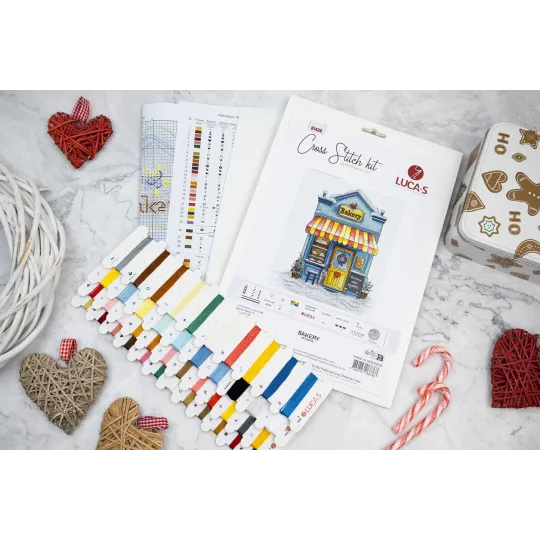 Cross Stitch Kit "Bakery" 17x20 cm SB1430