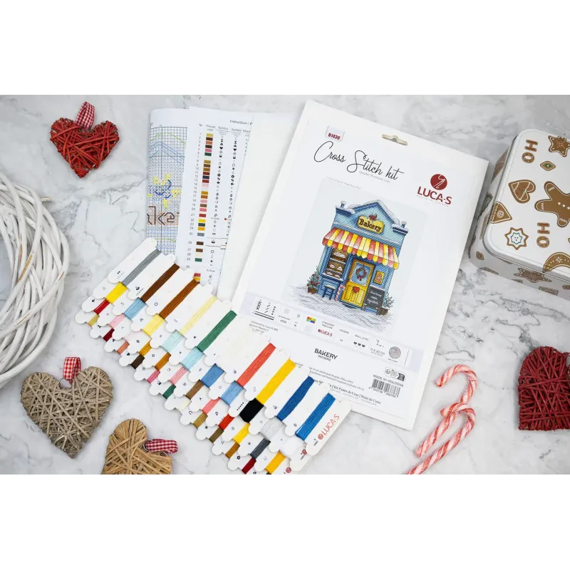 Cross Stitch Kit "Bakery" 17x20 cm SB1430