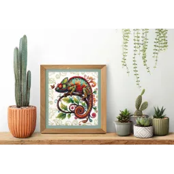 Основной набор для вышивания бисером "Мастер перевоплощений" 24x36 см AAB-936