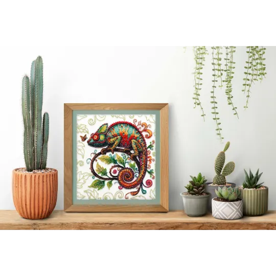 Hauptperlenstickerei-Set "Der Meister der Reinkarnationen" 24x36 cm AAB-936