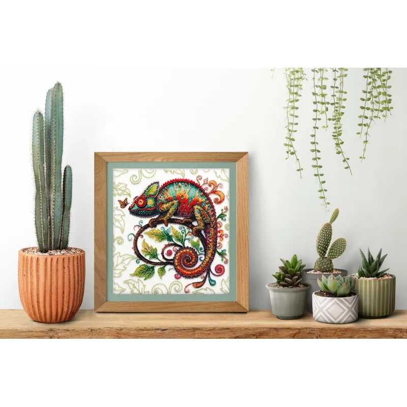 Hauptperlenstickerei-Set "Der Meister der Reinkarnationen" 24x36 cm AAB-936