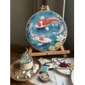 Kryželiu siuvinėjimo rinkinys "Karpiai" 21,5 х 20 cm SANK-71