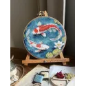 Cross stitch kit "Carps" 21,5 х 20 cm SANK-71