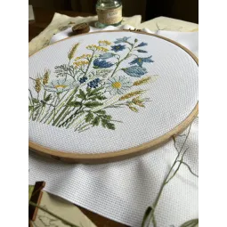 Набор для вышивания крестом "Колокольчики" 17 х 21,5 cm SANK-72