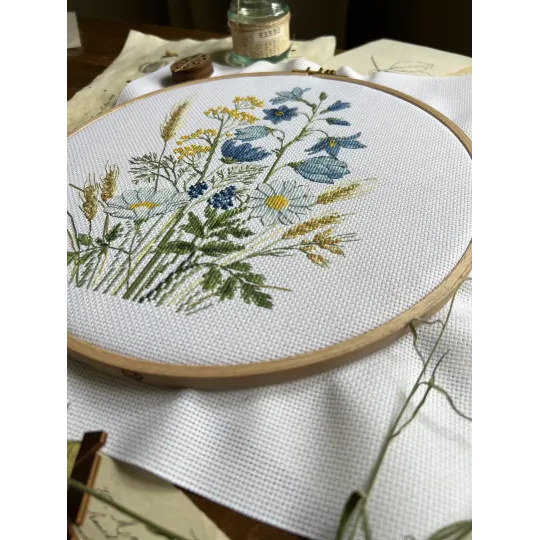 Cross stitch kit "Bells" 17 х 21,5 cm SANK-72