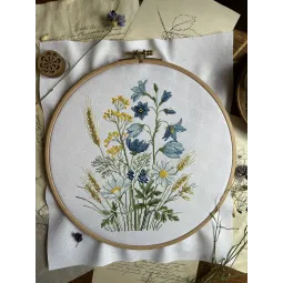 Kryželiu siuvinėjimo rinkinys "Varpeliai" 17 х 21,5 cm SANK-72