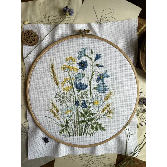 Cross stitch kit "Bells" 17 х 21,5 cm SANK-72