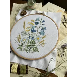 Kryželiu siuvinėjimo rinkinys "Varpeliai" 17 х 21,5 cm SANK-72