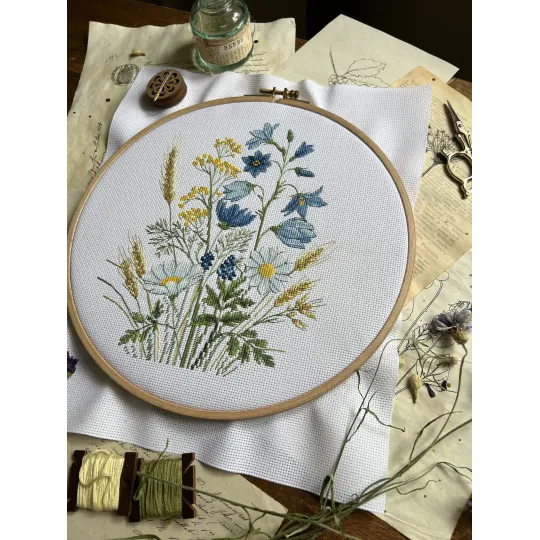 Cross stitch kit "Bells" 17 х 21,5 cm SANK-72