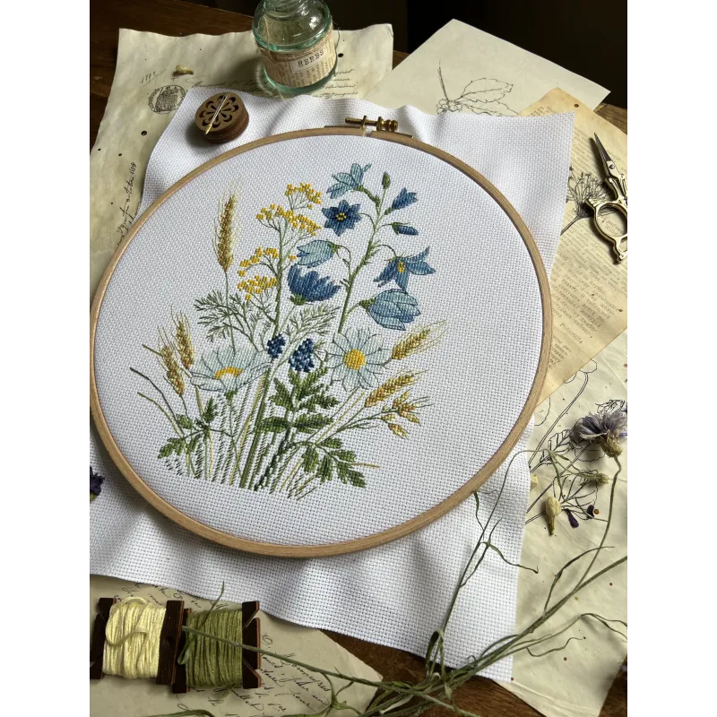 Cross stitch kit "Bells" 17 х 21,5 cm SANK-72