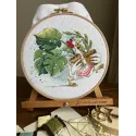 Kit de point de croix "Flower Bustle" 19 х 15,5 cm SANTS-12