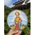 Cross stitch kit "Childhood amulet" 19 х 19 cm SANA-10
