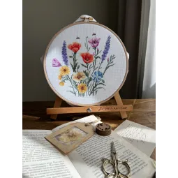 Набор для вышивания крестом "Краски лета" 17 х 17 см SANK-70