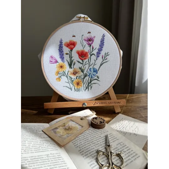 Kreuzstich-Set "Farben des Sommers" 17 х 17 cm SANK-70