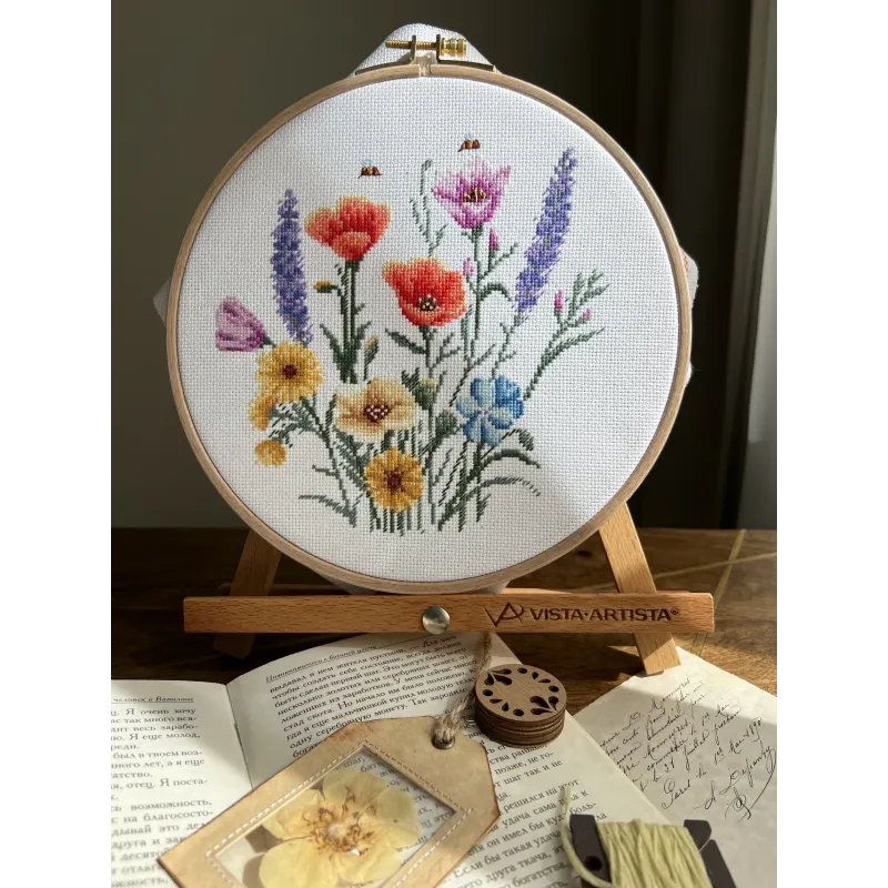 Kreuzstich-Set "Farben des Sommers" 17 х 17 cm SANK-70