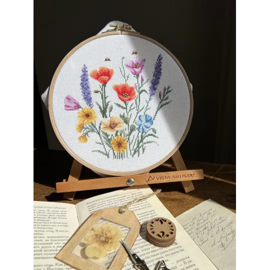 Kreuzstich-Set "Farben des Sommers" 17 х 17 cm SANK-70