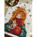 Kit de point de croix "Âme de l'automne" 22,5 х 31 cm SAND-45