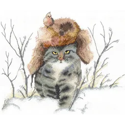 Kryželiu siuvinėjimo rinkinys „Meistro medžioklė“ 22,5 х 19 cm SANB-29