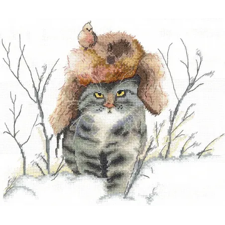 Cross stitch kit "Master's hunt" 22,5 х 19 cm SANB-29