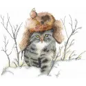 Cross stitch kit "Master's hunt" 22,5 х 19 cm SANB-29