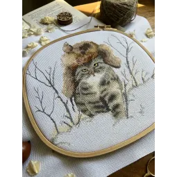 Cross stitch kit "Master's hunt" 22,5 х 19 cm SANB-29