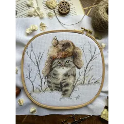 Cross stitch kit "Master's hunt" 22,5 х 19 cm SANB-29