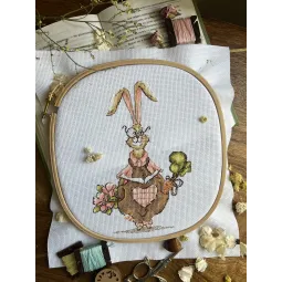 Kreuzstich-Set "Hobby gardener" 13 x 20 cm SANS-75