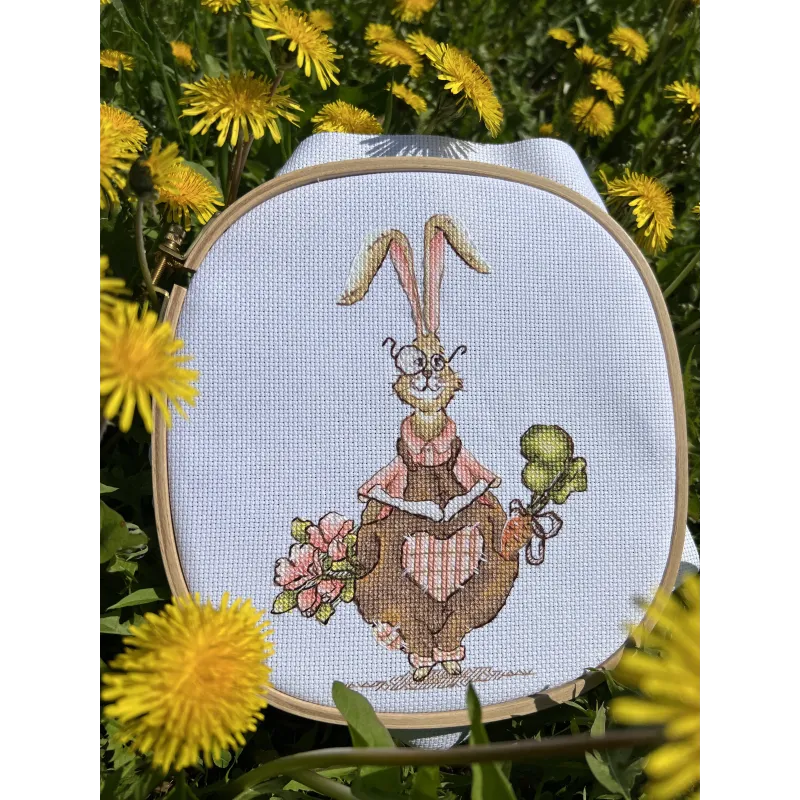 Kreuzstich-Set "Hobby gardener" 13 x 20 cm SANS-75