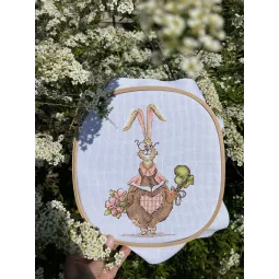 Kreuzstich-Set "Hobbygärtner" 13 x 20 cm SANS-75