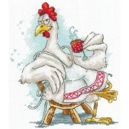 Cross stitch kit "Tea Lover" 15 х 17,5 cm SANCH-12