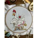 Kit de point de croix "Tea Lover" 15 х 17,5 cm SANCH-12